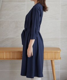 Tiaclasse L 【3way】ピンタックシャツワンピース