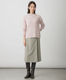 J.PRESS LADIES L WOOL BLEND AIR ハイネック ニット