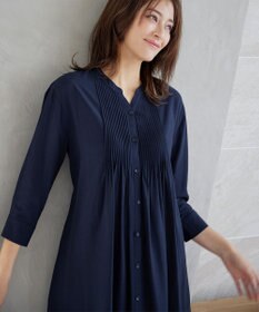 Tiaclasse L 【3way】ピンタックシャツワンピース