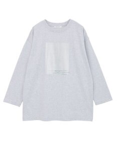 AMERICAN HOLIC ボックス箔プリントロングTシャツ