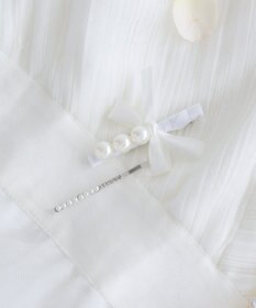 Maison de FLEUR パールサテンリボン２セットピン