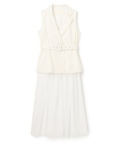 GRACE CONTINENTAL テーラーチュールワンピース