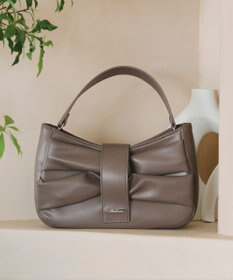 Tiaclasse 【安田美沙子さん着用・2way】リボンギャザーミニバッグ