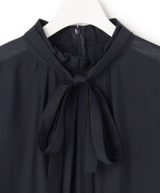 23区 【先行予約】TRオーガンジー 2WAY ボウタイブラウス