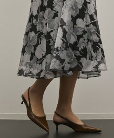 GRACE CONTINENTAL カシュクールフラワープリントワンピース