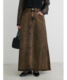 Green Parks ・ＳＵＧＡＲ　ＳＰＯＯＮ　カラーデニムスカート