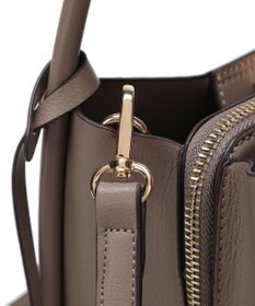style code 【Ungrid/アングリッド】両アオリポケットハンドバッグ　プレートキーリング付き ミニショルダーバッグ