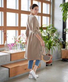 Tiaclasse L 【3way】ピンタックシャツワンピース