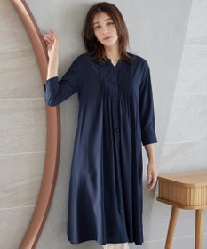 Tiaclasse L 【3way】ピンタックシャツワンピース