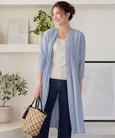 Tiaclasse L 【3way】ピンタックシャツワンピース