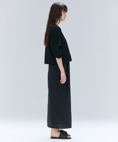 BEIGE， 【洗える】DUOMO / コットンスリットスリーブトップス