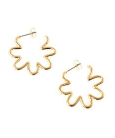 Green Parks ・ＨＡＬＦ　ＴＩＭＥ　フラワーフープピアス