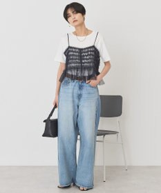 AMERICAN HOLIC 【2点セット】半袖Tシャツ＋チュールビスチェ