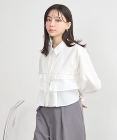 earth music&ecology ティアードショートシャツ