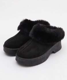 WEGO 【25年秋冬新作/あったかい】ムートンタッチサボ