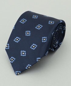 GOTAIRIKU 【日本製】西陣ネクタイ_ネイビー×サックス系