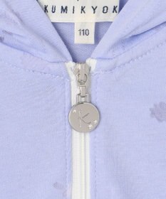 組曲 KIDS 【UVケア】【110-140cm】フラワーオパール パーカー