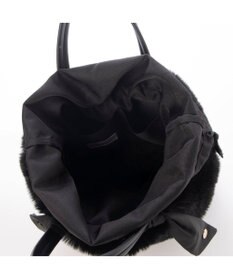 UNBILLION カシュカシュ cachecache / エコファーコンビリボントートバッグ