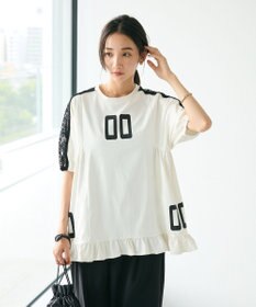 CRAFT STANDARD BOUTIQUE 接触冷感/UVカット/レースライン入りチュニック