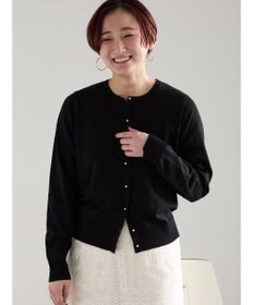 Te chichi 14G綿ポリクルーカーディガン