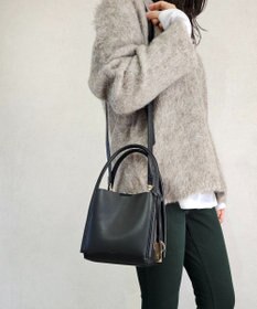 style code 【Ungrid/アングリッド】両アオリポケットハンドバッグ　プレートキーリング付き ミニショルダーバッグ