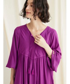 CRAFT STANDARD BOUTIQUE レーヨンキルト切り替えワンピース