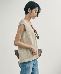 UNFILO テープヤーンニット ベスト