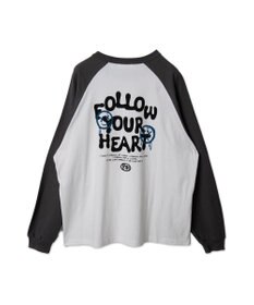 WEGO 【ユニセックス着用ITEM】ラグラングラフィックBIG　T（LS）