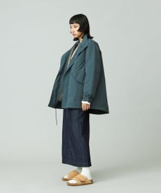 J.PRESS YORK STREET 【UNISEX】ナイロンワッシャーショートモッズコート