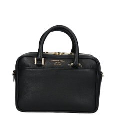 INTER-CHAUSSURES 【CHRISTIAN VILLA】ボックスシルエットレザーハンドバッグ