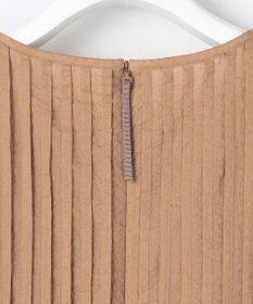 自由区 S 【涼やか】エアリーコットンリップピンタックフレンチスリーブ ブラウス