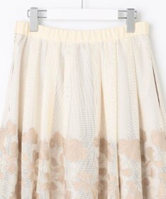 自由区 【Premium Collection】フラワーエンブロイダリーチュール  スカート