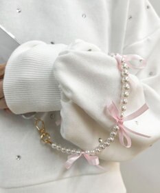 WEGO リボンパールハンドストラップ