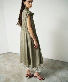 GRACE CONTINENTAL ミリタリーロングジレ