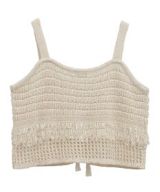 earth music&ecology フリンジニットビスチェ