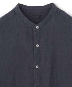 JOSEPH HOMME FRENCH LINEN OX BAND COLLAR SHIRT