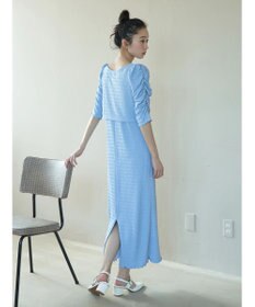 earth music&ecology やわらかカットソーレイヤード見えワンピース