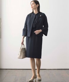組曲 S 【KUMIKYOKU NAVY】コンフォータブルドレープ ジャケット