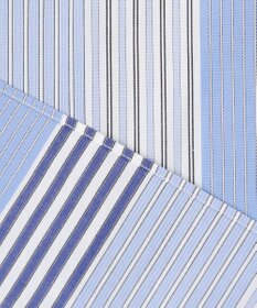 J.PRESS YORK STREET 【UNISEX】マルチストライプバンドカラー シャツ