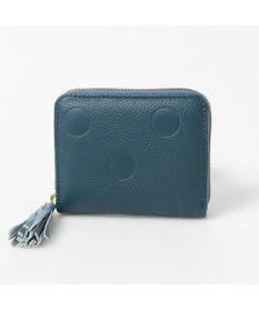 UNBILLION ペルケ perche / ドット型押し・ジャバラカードウォレット