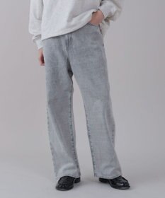 WEGO 【ユニセックス着用ITEM/SMLサイズ展開/ウエスト調整可】バギーデニムパンツ