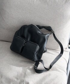 earth music&ecology Wポケット3WAYショルダーバッグ