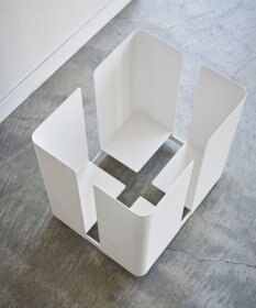 tower キャスター付きニューズラック タワー  ホワイト