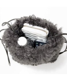 UNBILLION カシュカシュ cachecache / ベビーラム風巾着ミニバッグ