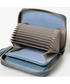 UNBILLION ペルケ perche / ドット型押し・ジャバラカードウォレット