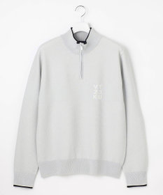 23区GOLF 【MEN】【ウォッシャブル】ハーフジップニットプルオーバー