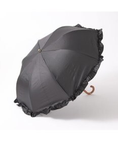 UNBILLION カシュネ cachenez / 【晴雨兼用】【日傘】 【UV カット率99.999.9％以上】PUビッグフリルトップレス折りたたみ傘