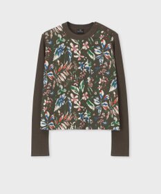 Paul Smith Number Floral プルオーバー コンビ ニット
