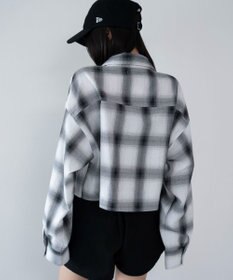 WEGO ショートチェックシャツ