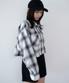 WEGO ショートチェックシャツ